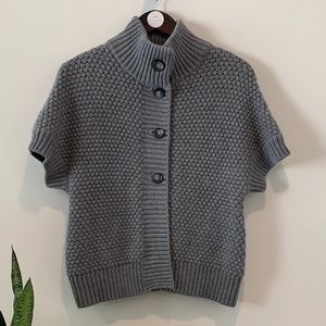 Banana Republic - Grey Shortsleeve Cardigan